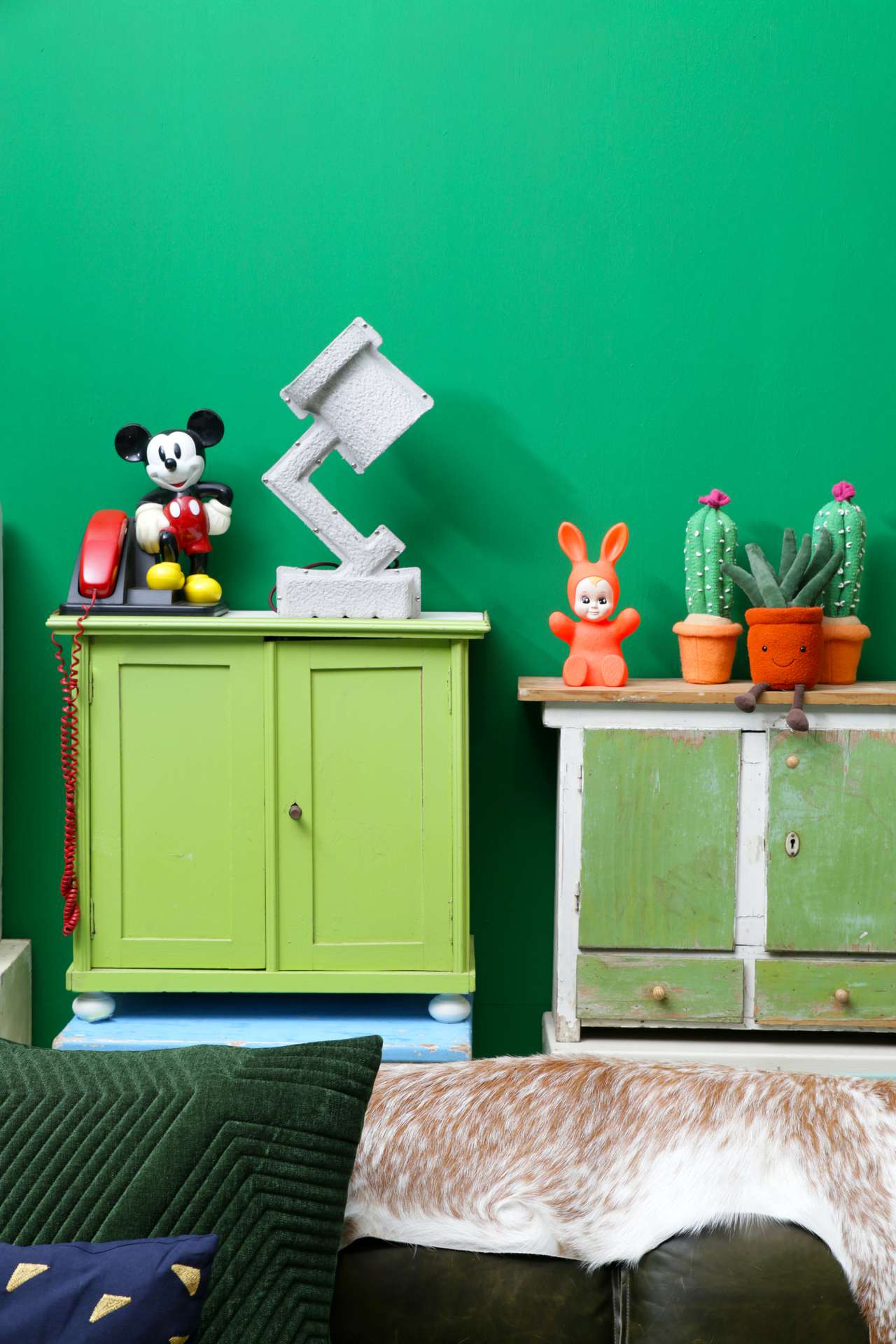 groene muur kinderkamer