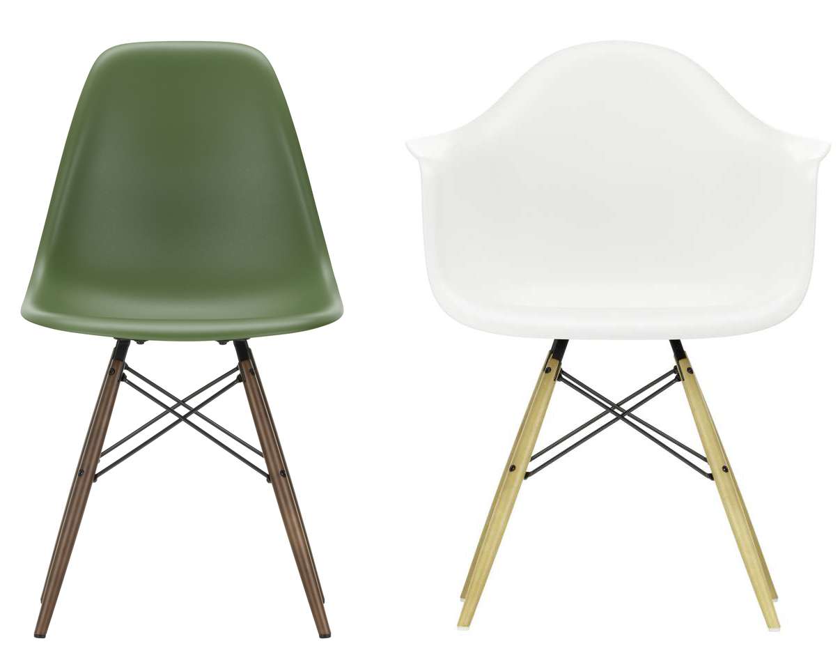 Eames designstoelen zonder armleuning