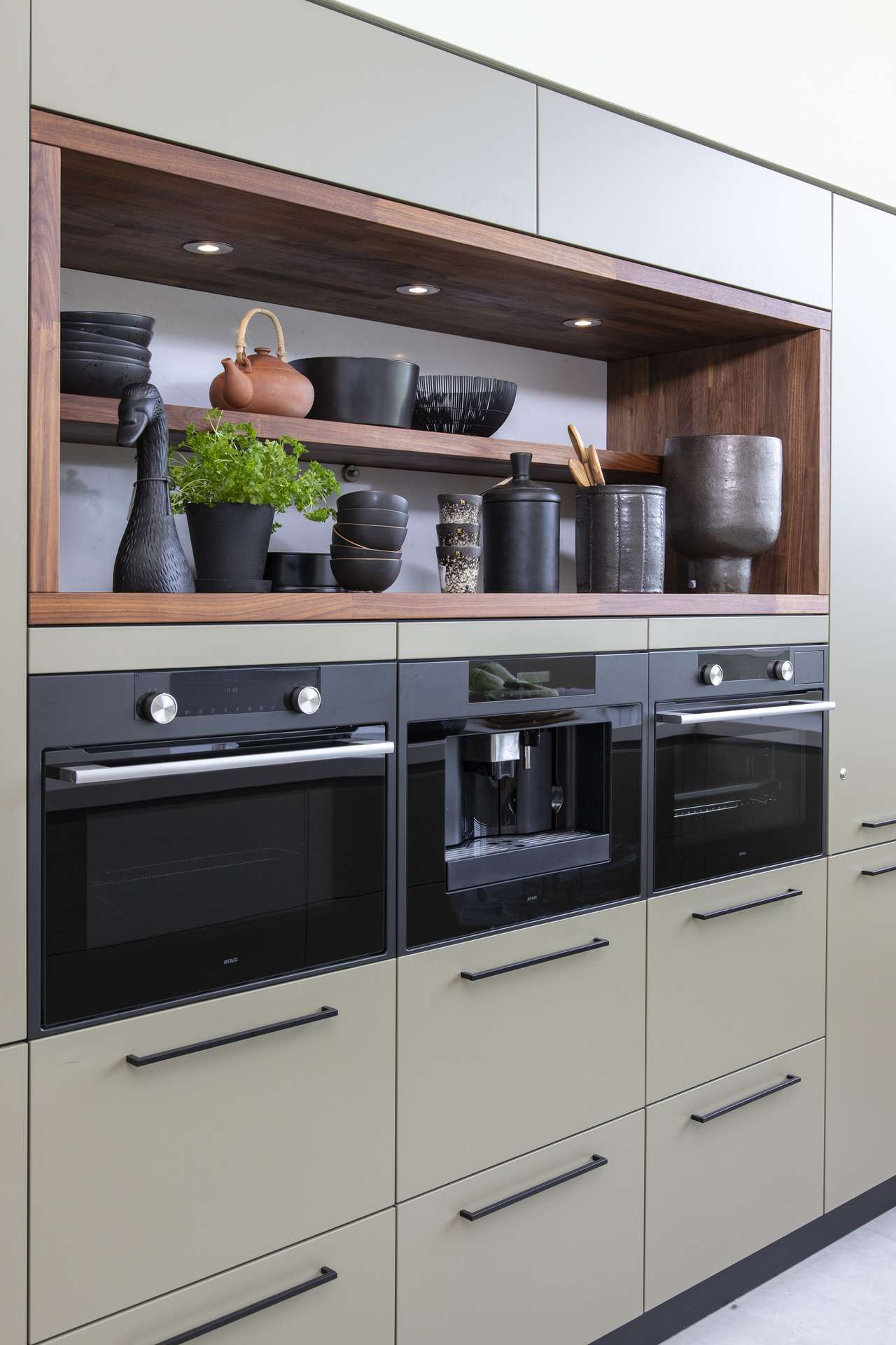 Groene industriële keuken van Loods 5