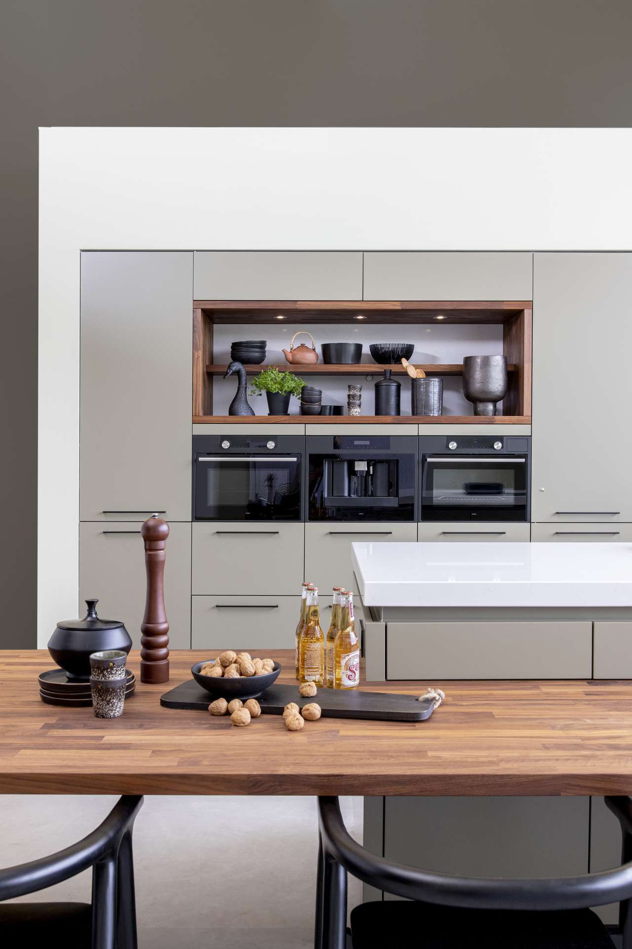 Groene industriële keuken van Loods 5