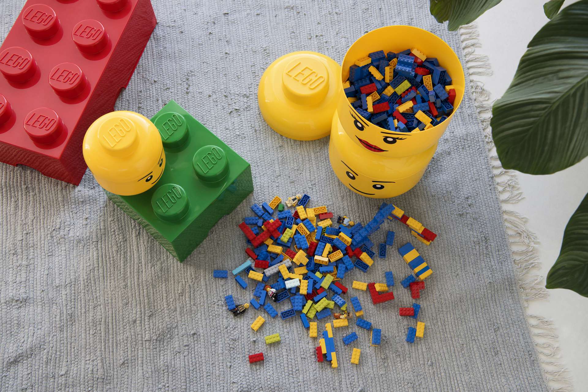 stapel Donau naaien LEGO® opbergbox Hoofd - Producten - Loods 5