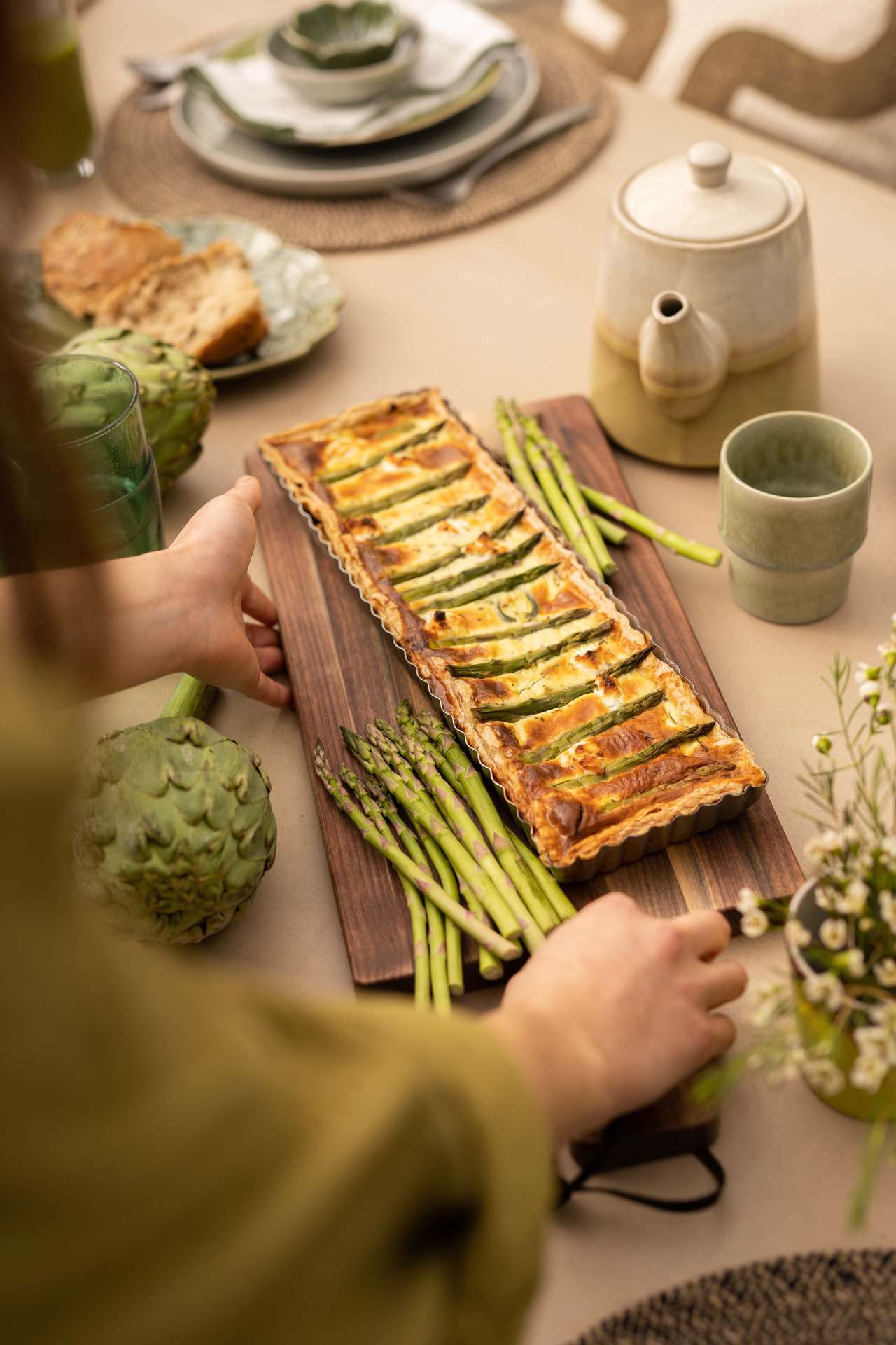 Maak een heerlijke groentenquiche met asperges bij Loods 5!