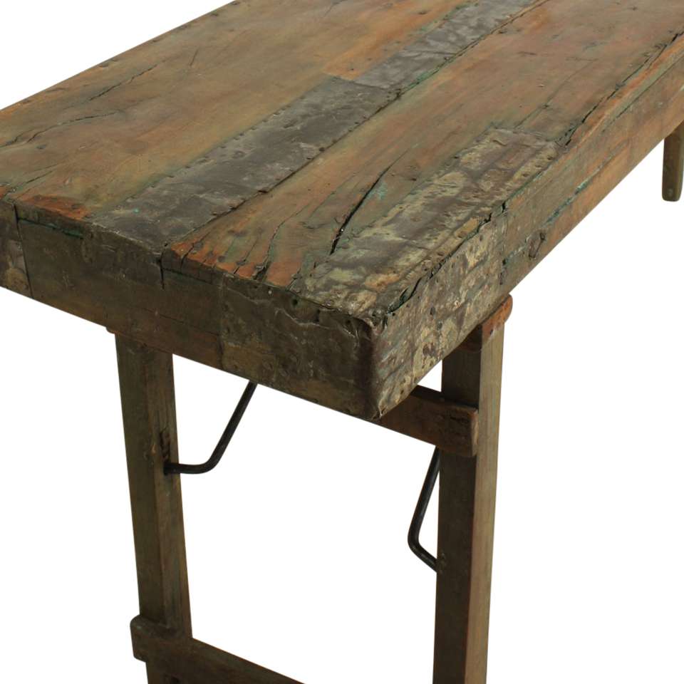 dam groet Achtervoegsel Oude Markttafel uit India - Eettafels - Loods 5