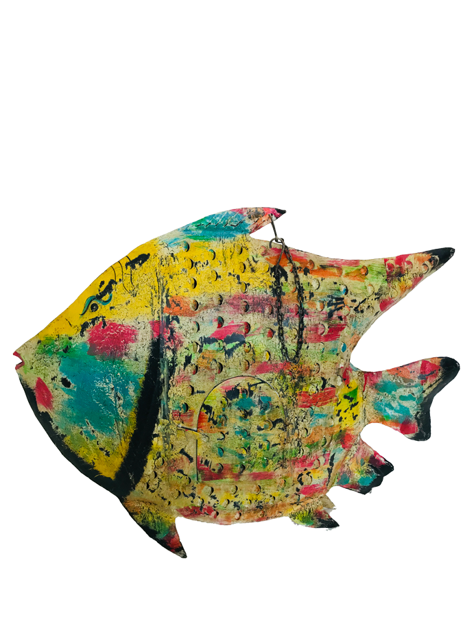 Wafel Onvermijdelijk cilinder Decoratie vis Picasso(5243) - Buitenaccessoires - Loods 5