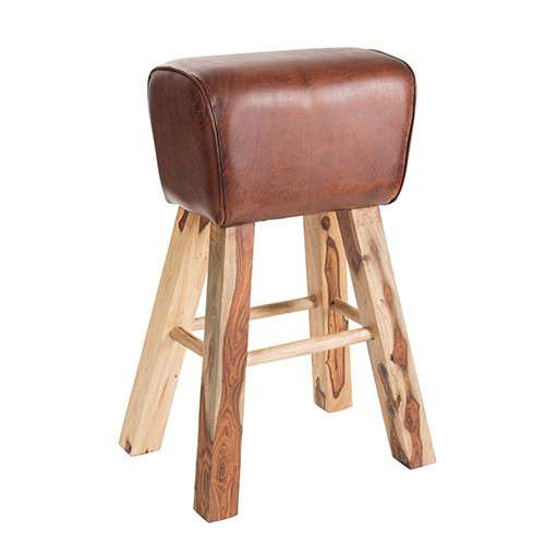 Gym kruk Leder /mango (80390) - Barkrukken - Loods 5 Gym kruk Leder /mango (80390) - Barkrukken - Loods 5