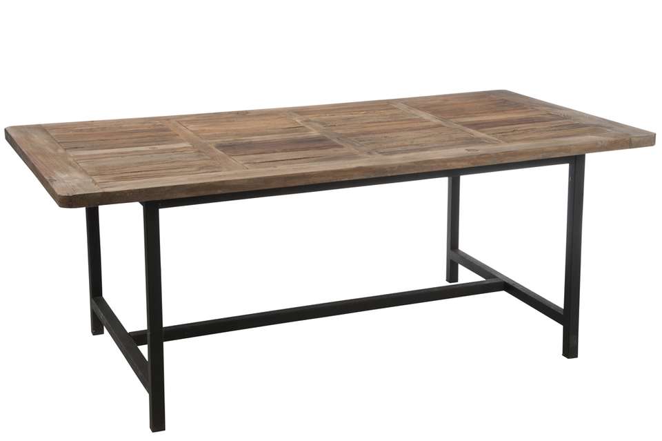 Eettafel rechthoek (556) - Eettafels - Loods 5 Eettafel rechthoek (556) - Eettafels - Loods 5