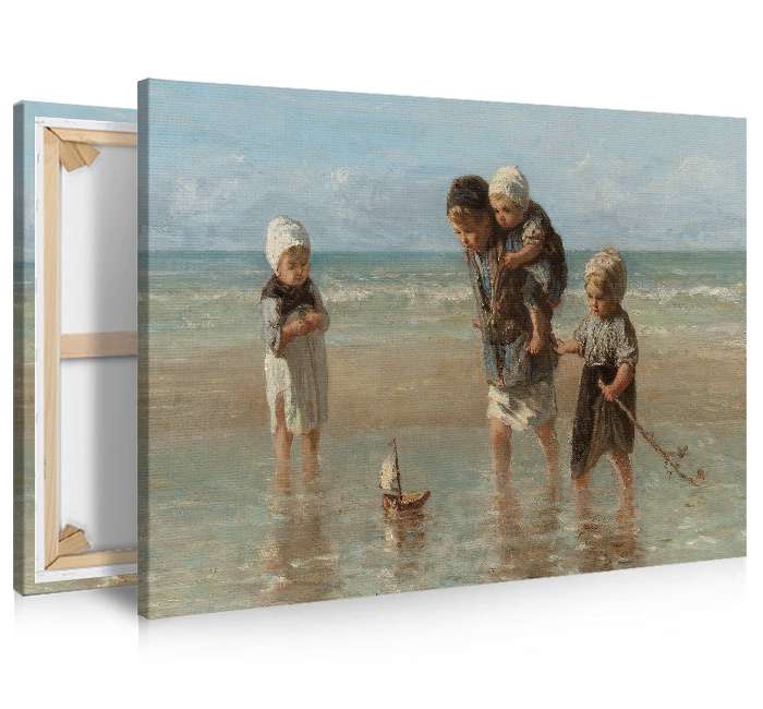 Kelder Chaise longue Italiaans Canvas schilderij Kinderen der Zee - Producten - Loods 5