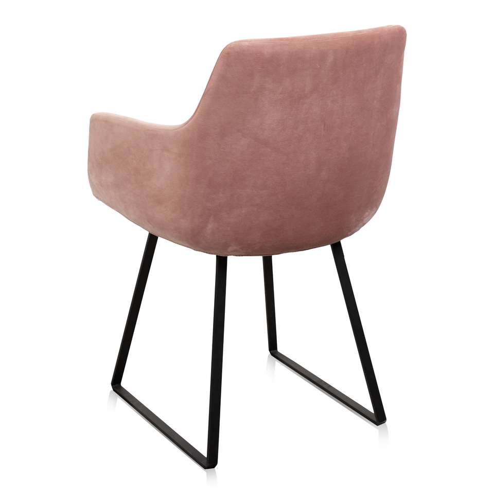 Eetkamerstoel Skah met arm rosewood Stoelen Loods 5 Eetkamerstoel Skah met arm rosewood Stoelen Loods 5