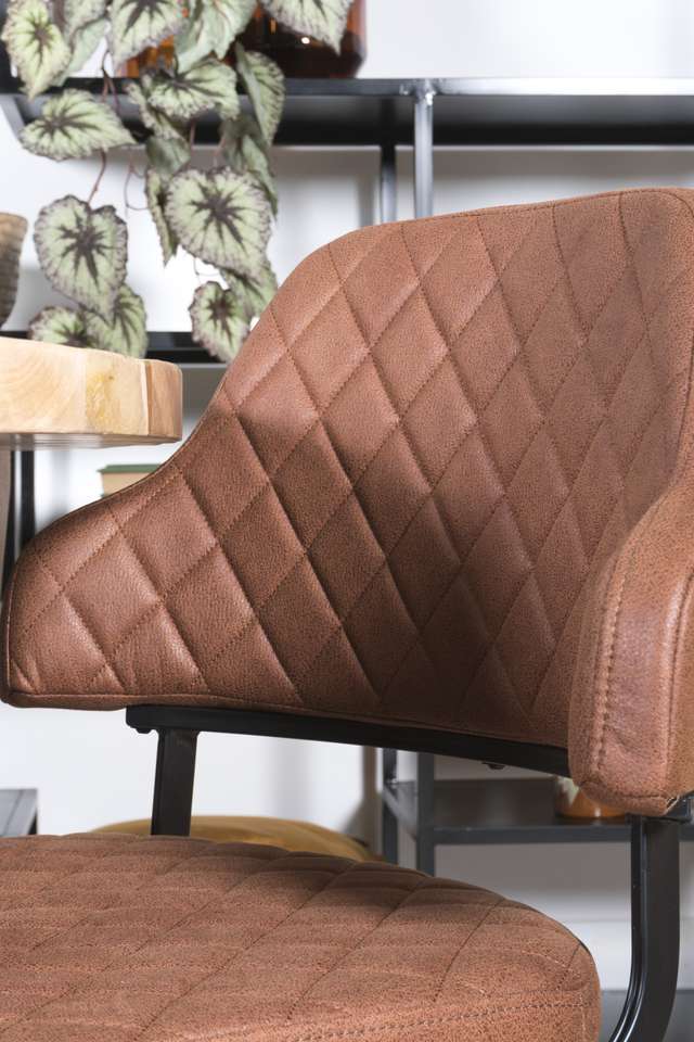 Eetkamerstoel Denzil microfiber Stoelen Loods 5 Eetkamerstoel Denzil microfiber Stoelen Loods 5