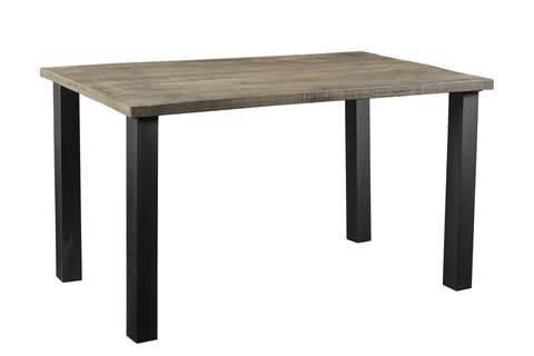 Eettafel mangohout loods 5