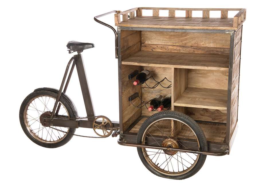 Vintage opberg fiets - Wandkasten - Loods 5