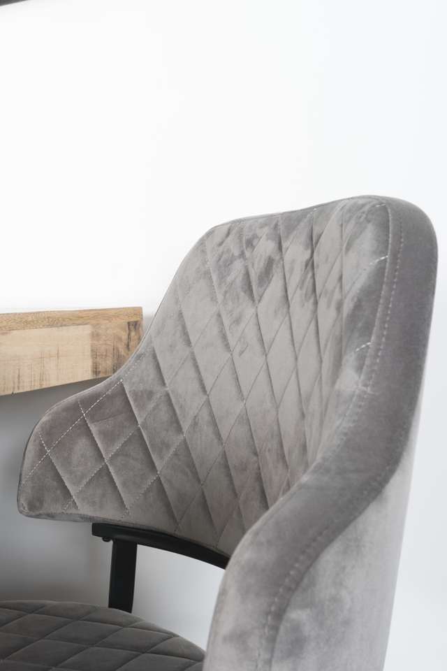 Eetkamerstoel Denzil Velvet Stoelen Loods 5 Eetkamerstoel Denzil microfiber Stoelen Loods 5