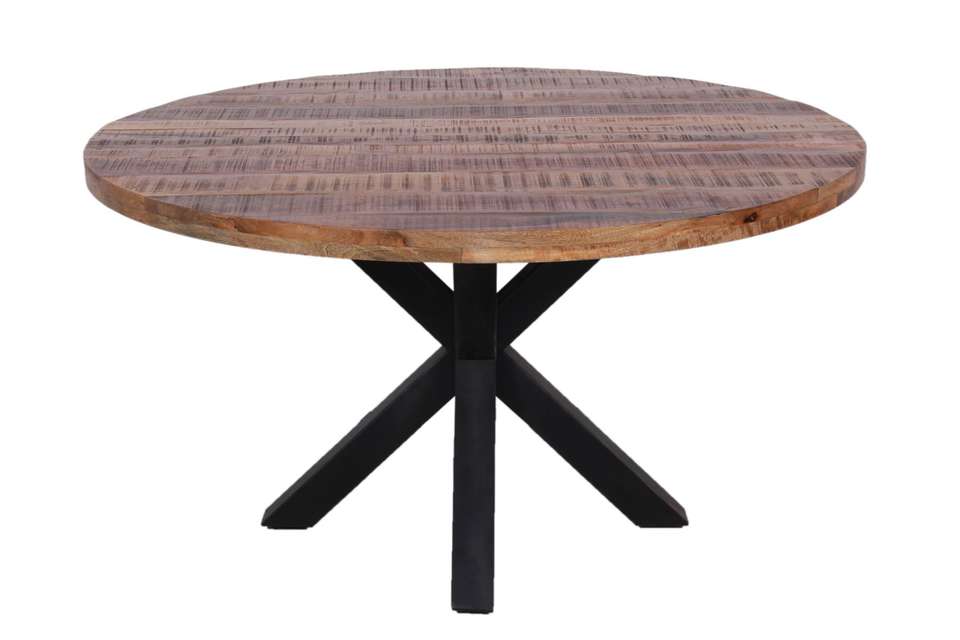 Ronde eettafel 'Pure' 120 cm, 130 cm en 150 cm met spinpoot Eettafels