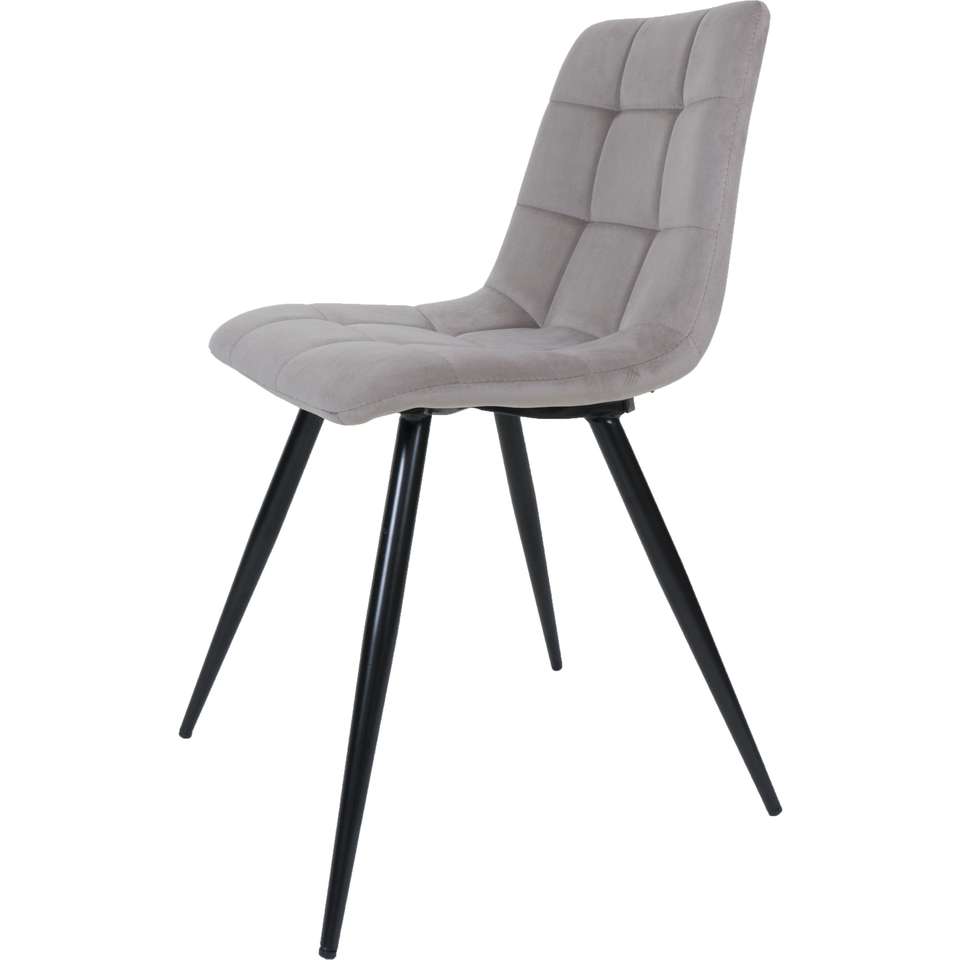 Eetkamerstoel Galgary velvet taupe Stoelen Loods 5 Eetkamerstoel Galgary Velvet Taupe | STOELEN | Small Sales