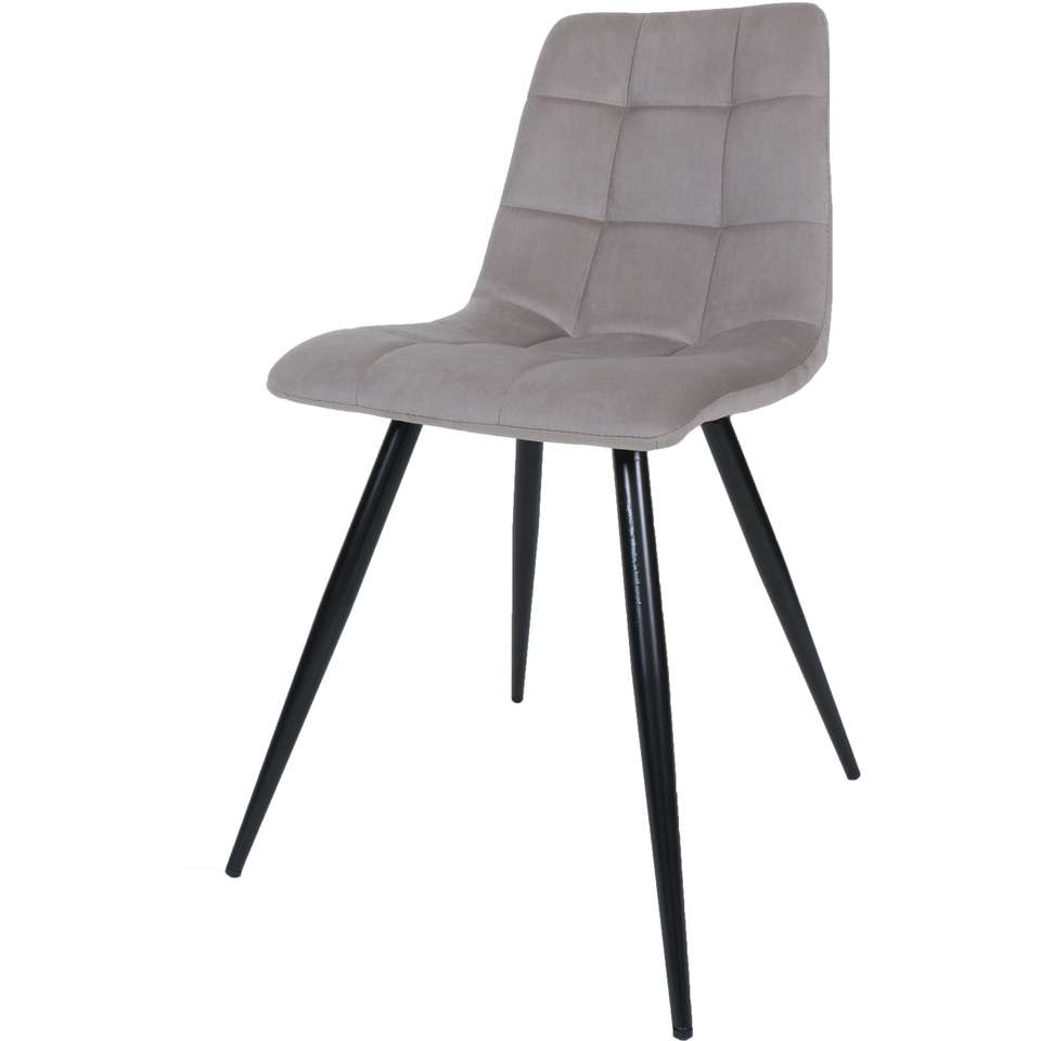Eetkamerstoel Galgary velvet taupe Stoelen Loods 5 Eetkamerstoel Galgary Velvet Taupe | STOELEN | Small Sales