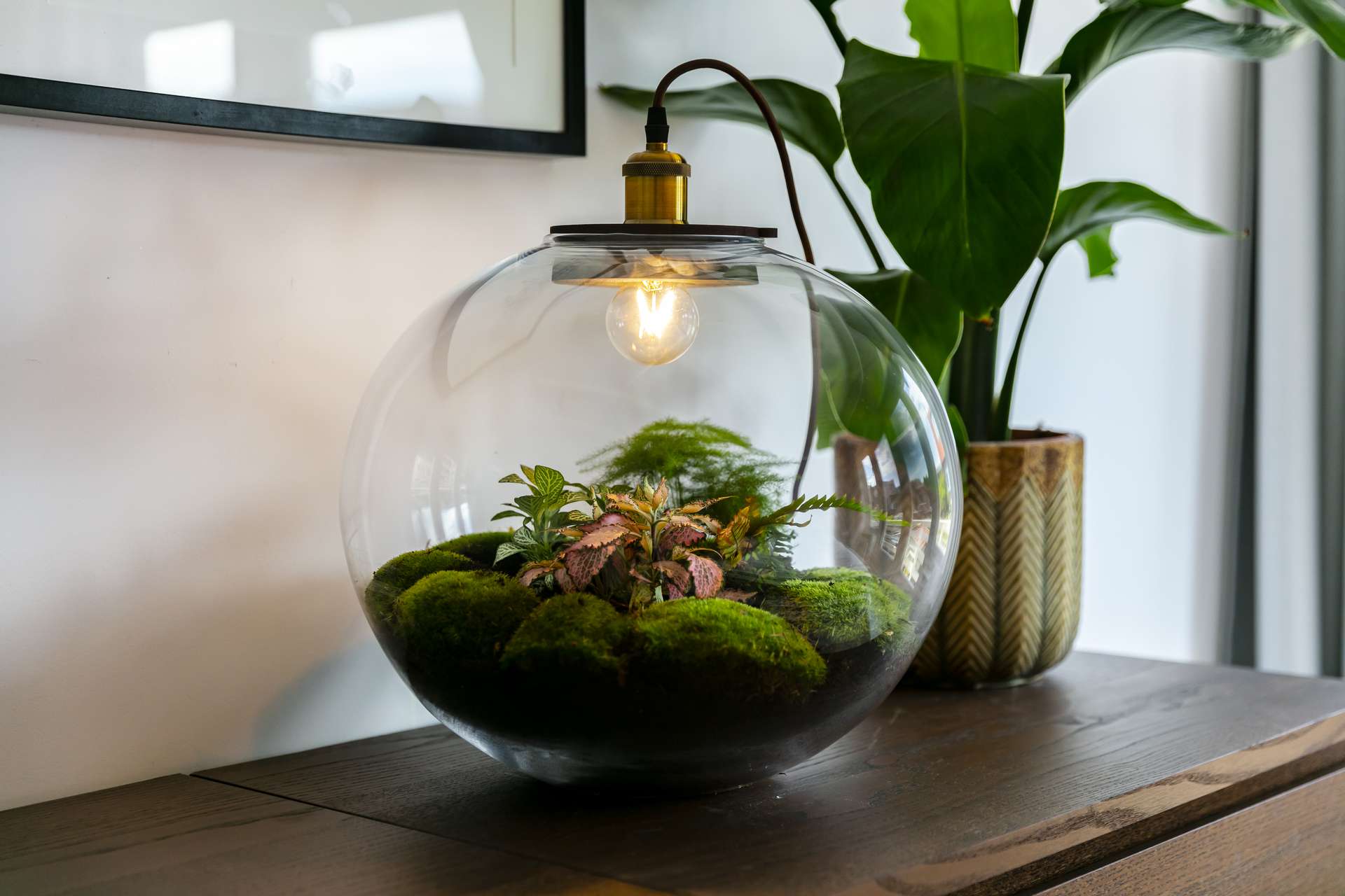 Terrarium tafellamp DIY Tafel &amp; bureaulampen Loods 5