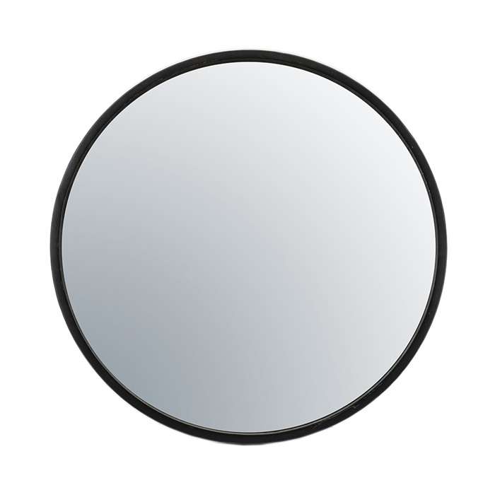Vervreemding Groot uitlijning Ronde spiegel Selfie black - Spiegels - Loods 5