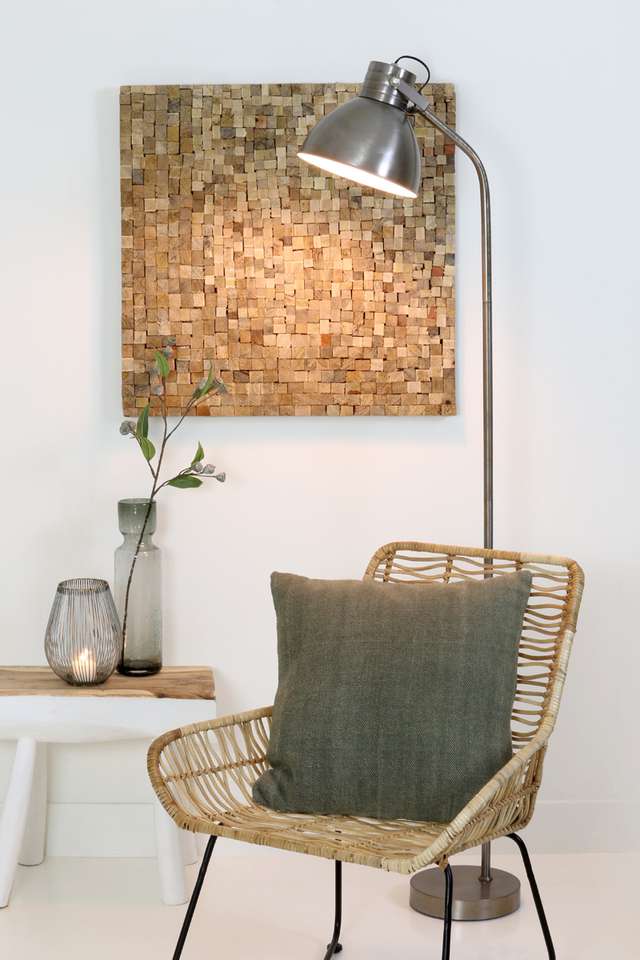 Light Living Vloerlamp 35x170cm Vintage Zilver Kopen Shop