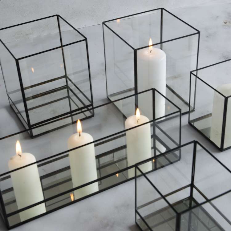 poeder Nodig hebben De layout Windlicht Glas - Kaarsen & Kandelaars - Loods 5