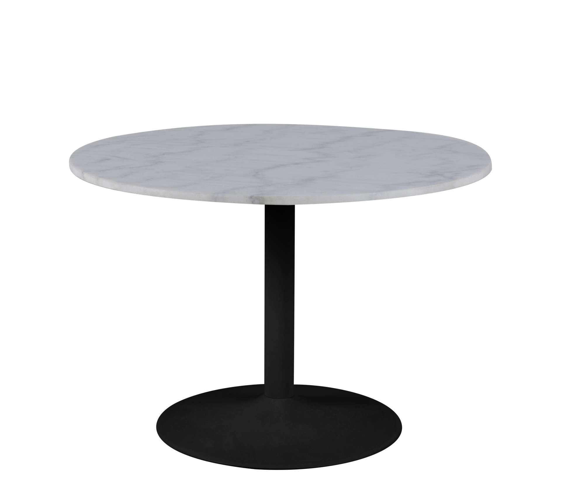 Carrara Eetkamertafel Rond Ø110cm Zwarte poot Eettafels Loods 5