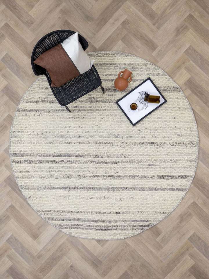 Rond vloerkleed MOMO Rugs Sten Beige kopen? Shop vloerkleden bij Loods 5