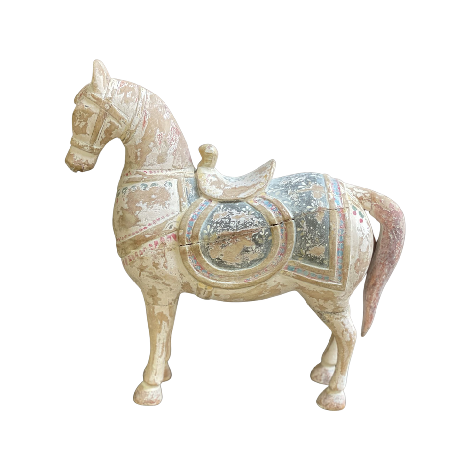 tint mager Nadenkend Gekleurd houten paard - Buitenaccessoires - Loods 5