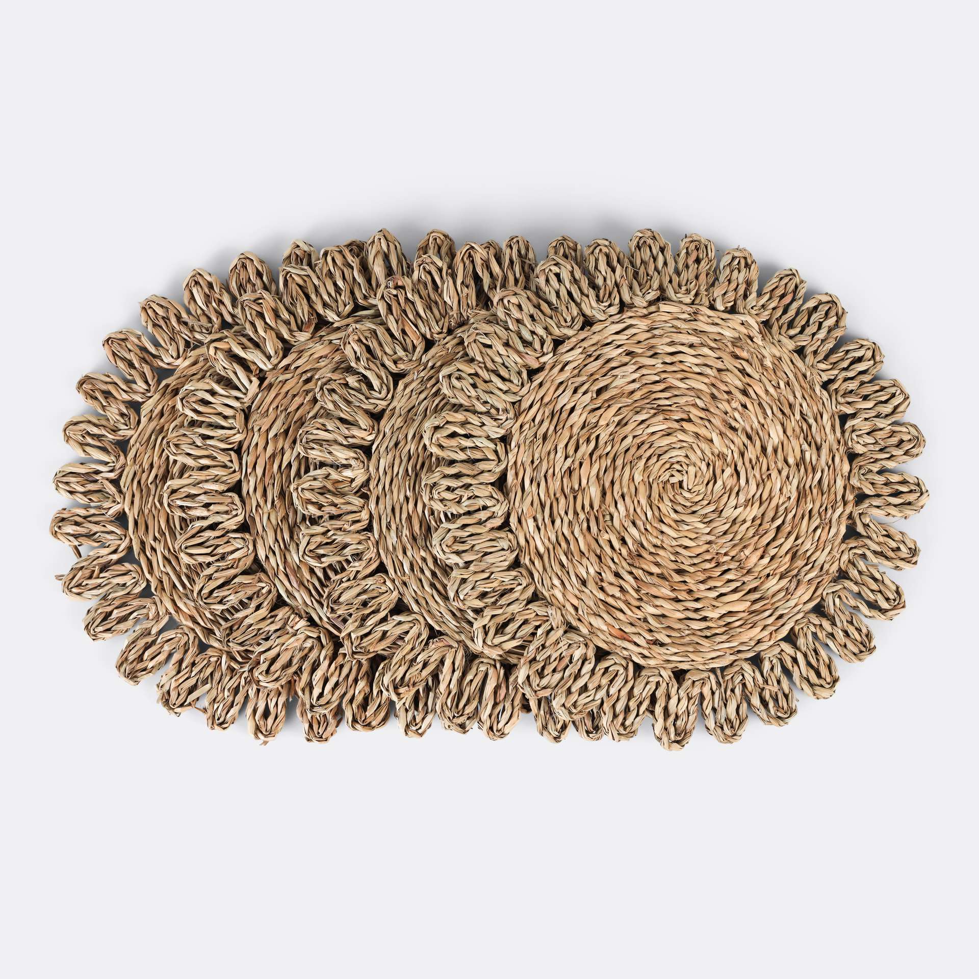 Placemat Zeegras zon set van 4 Producten Loods 5