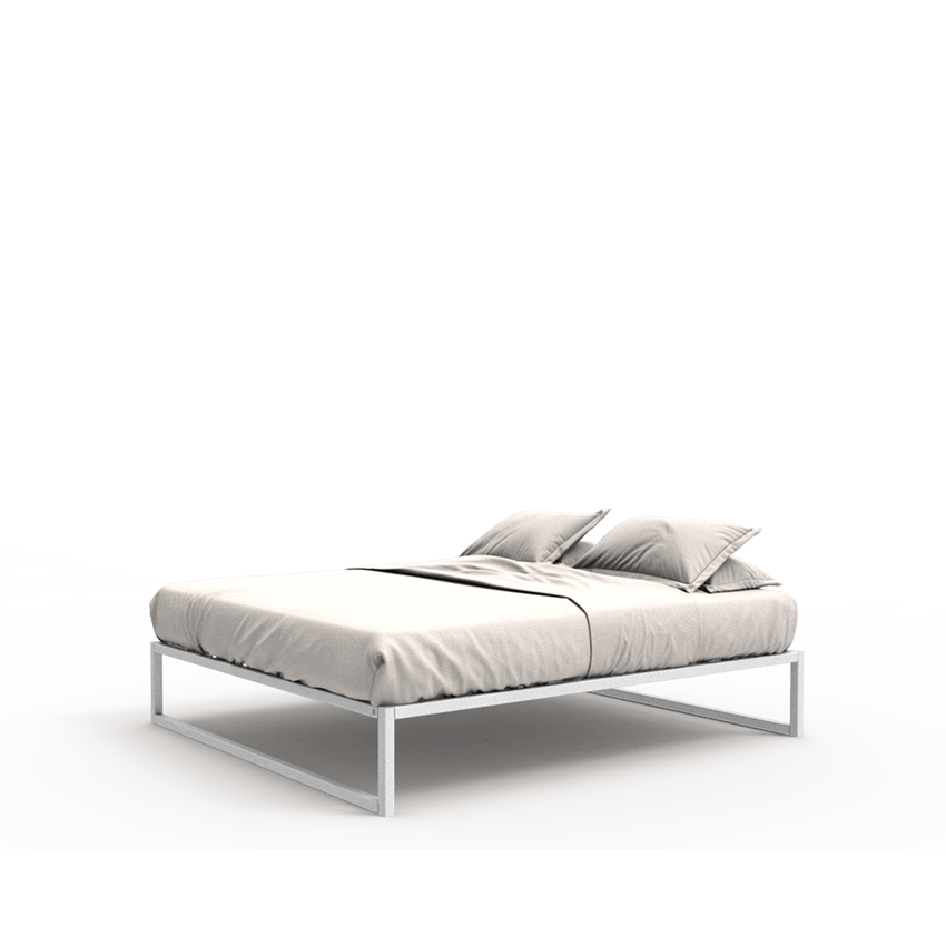 enthousiast Carry Compatibel met Stalen bedframe °01 | Wit - Bedombouw - Loods 5